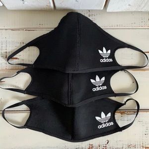 3 Pack Adidas Face Mask - Size XSmall/Small